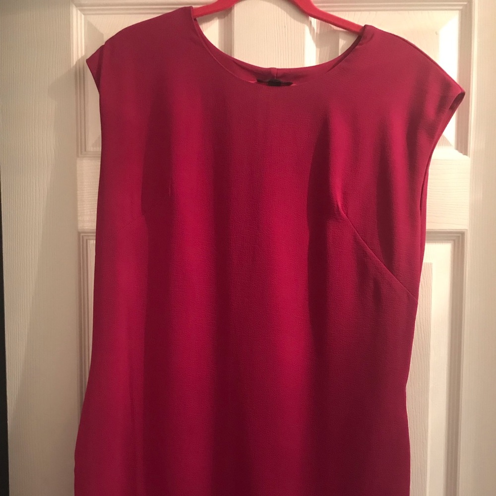 Cute magenta sheath dress